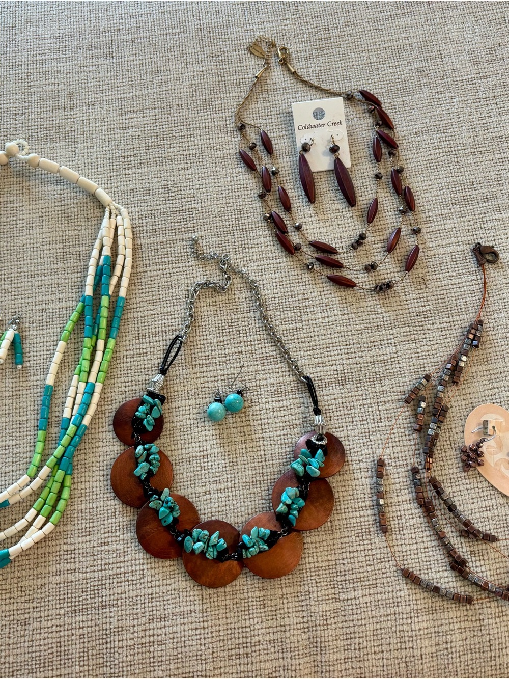 Coldwater Creek, Brighton, etc necklace sets